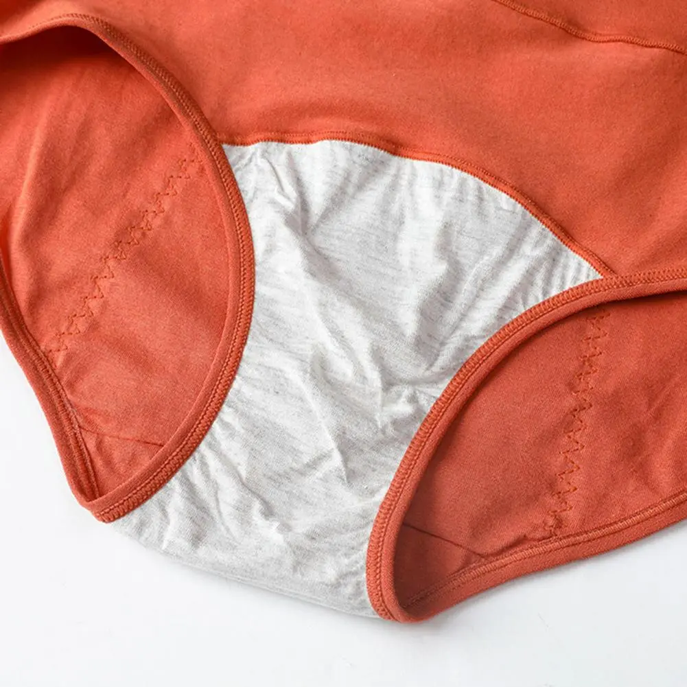 2025 Women Menstrual Panties High Waist Anti-leak Breathable Briefs Anti-septic Moisture-wicking Lady Briefs Period Underpants