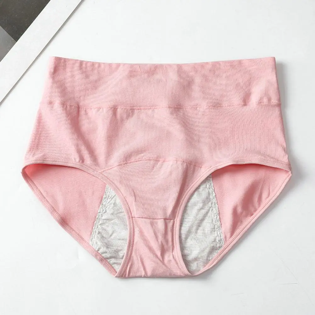 2025 Women Menstrual Panties High Waist Anti-leak Breathable Briefs Anti-septic Moisture-wicking Lady Briefs Period Underpants