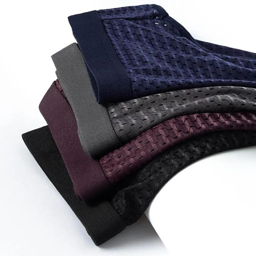2025 Men Panties Breathable Stretchy Quick Dry Fine Mesh Non-pilling 3D Wrapping Summer Cool Male Briefs Men Underpants