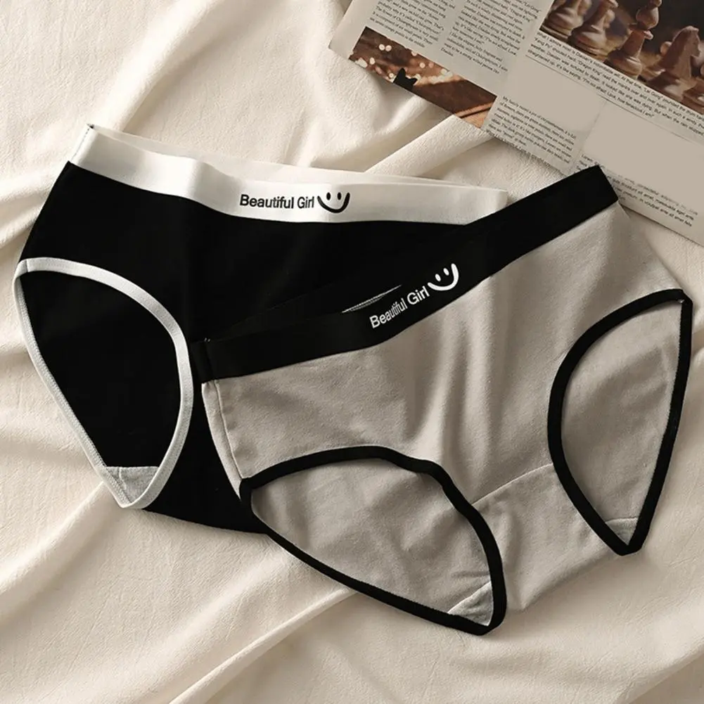 2025 Women Panties Seamless Letter Pattern Traceless Panties Elastic Breathable Japanese Style Lady Briefs Women Soft Underpants