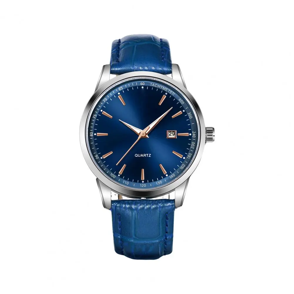 Simple Dial Men Watch Men Watch Elegant Waterproof Men's Watch with Simple Dial Calendar Function Business Casual for Casual