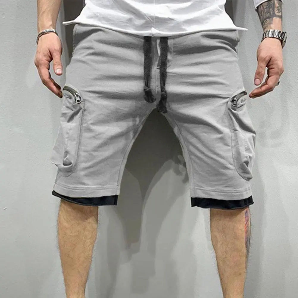 Cargo Shorts Men Loose Casual Multi Pocket Baggy Shorts Hip Hop Military Shorts Fitness Casual Shorts Running Shorts