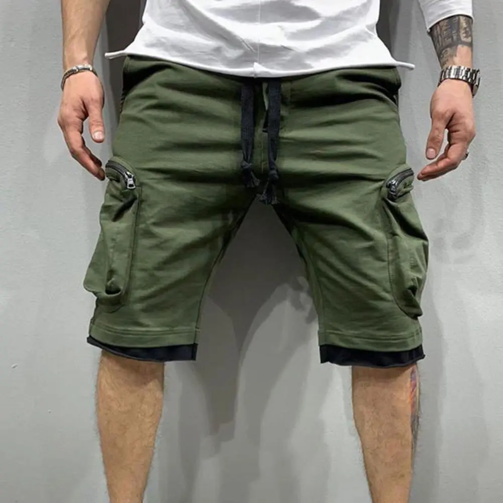 Cargo Shorts Men Loose Casual Multi Pocket Baggy Shorts Hip Hop Military Shorts Fitness Casual Shorts Running Shorts