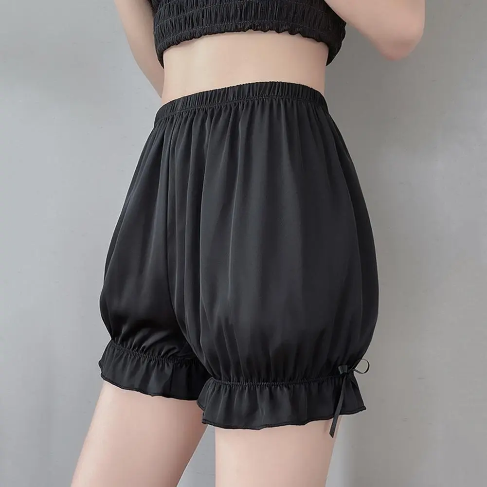 Lolita Dress Safety Shorts Lace Ruffle Bloomers Shorts Layered Pettipants Victorian Pumpkin Pants Panties Booty Bottoming Shorts