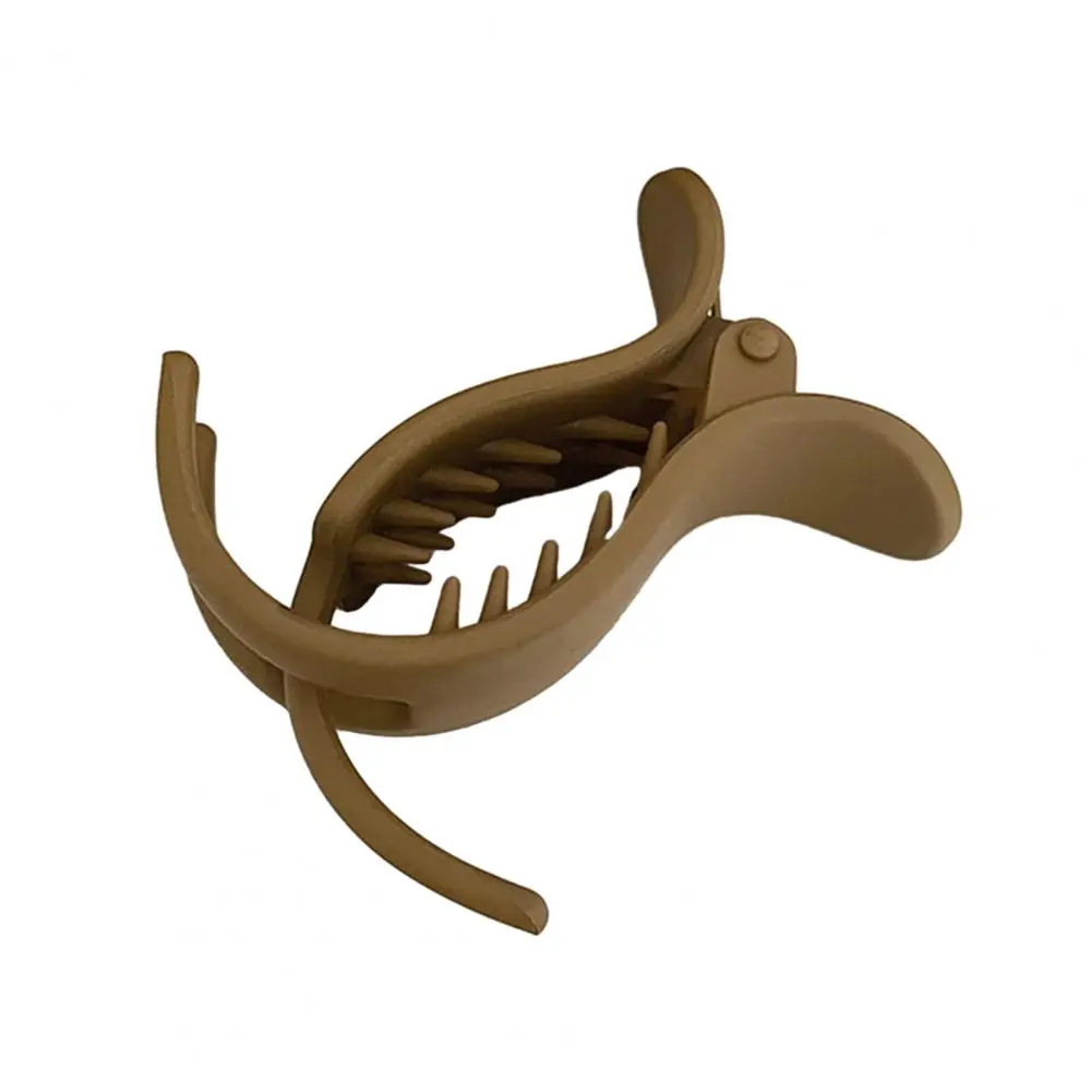 Decorative Hair Claw Plastic Hair Claw Retro Hair Claw Clip Stylish Women's Hair Accessory for Ponytail Meatball Head Hair