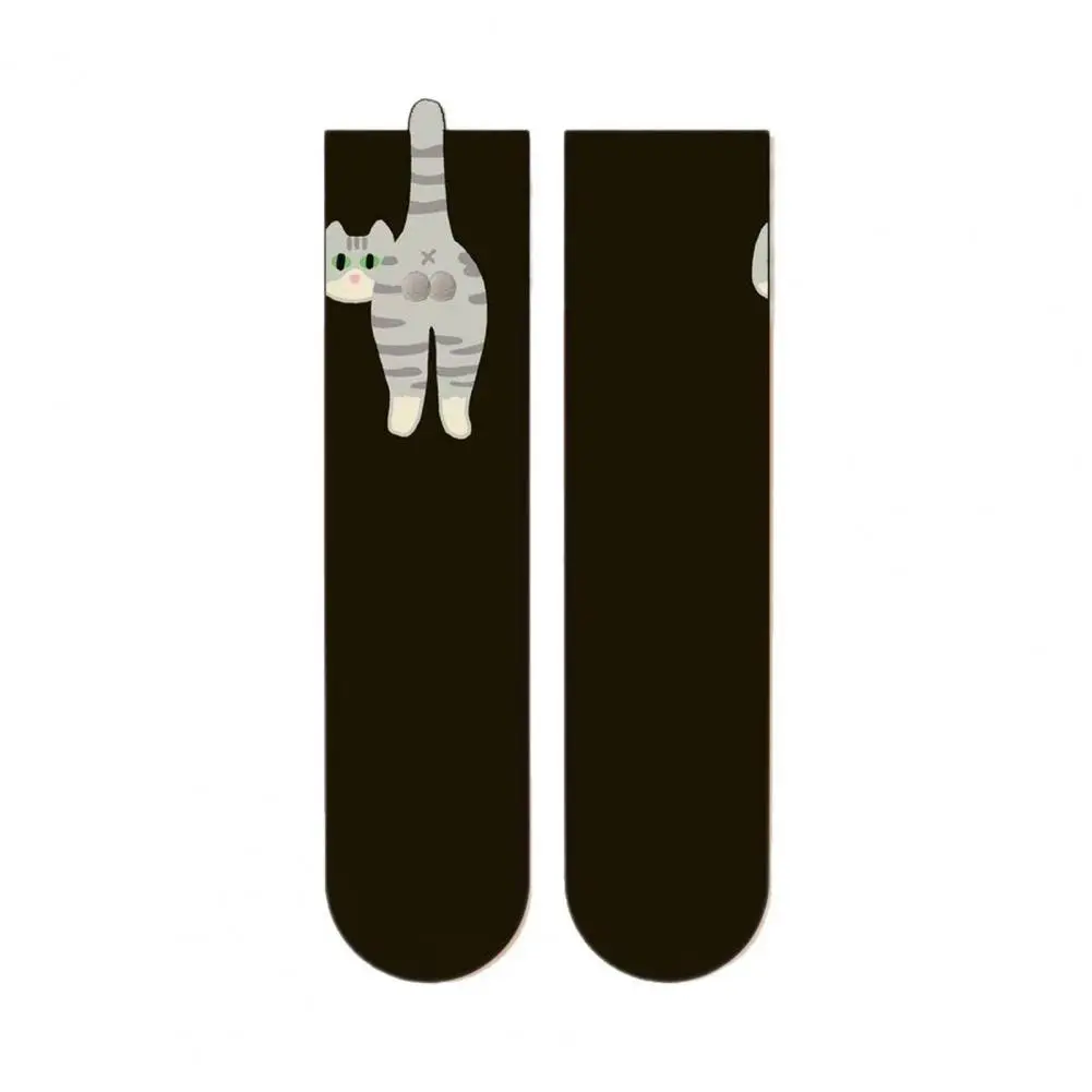 Soft Cat Socks Cute Cat Ball Socks Funny Cat Socks with Fuzzy Balls for Women Novelty Crew Cotton Sock Cute Cats Lovers Gift
