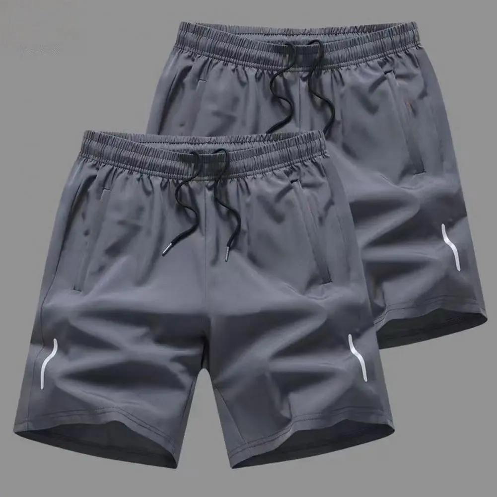 2025 Men Sport Shorts Ice Silk Summer Men Shorts Running Gym Sport Shorts Quick Dry Breathable Beach Short Pant Sportswear