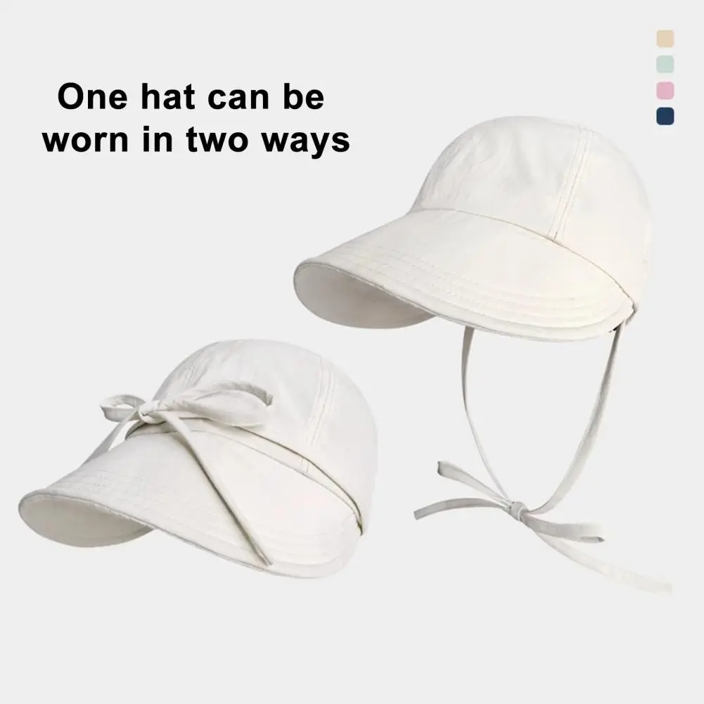 Uv Protection Ponytail Sun Hat Foldable Uv-proof Sun Hat Packable Wide Brim Sun Hat for Women with Upf 50 Uv for Outdoor