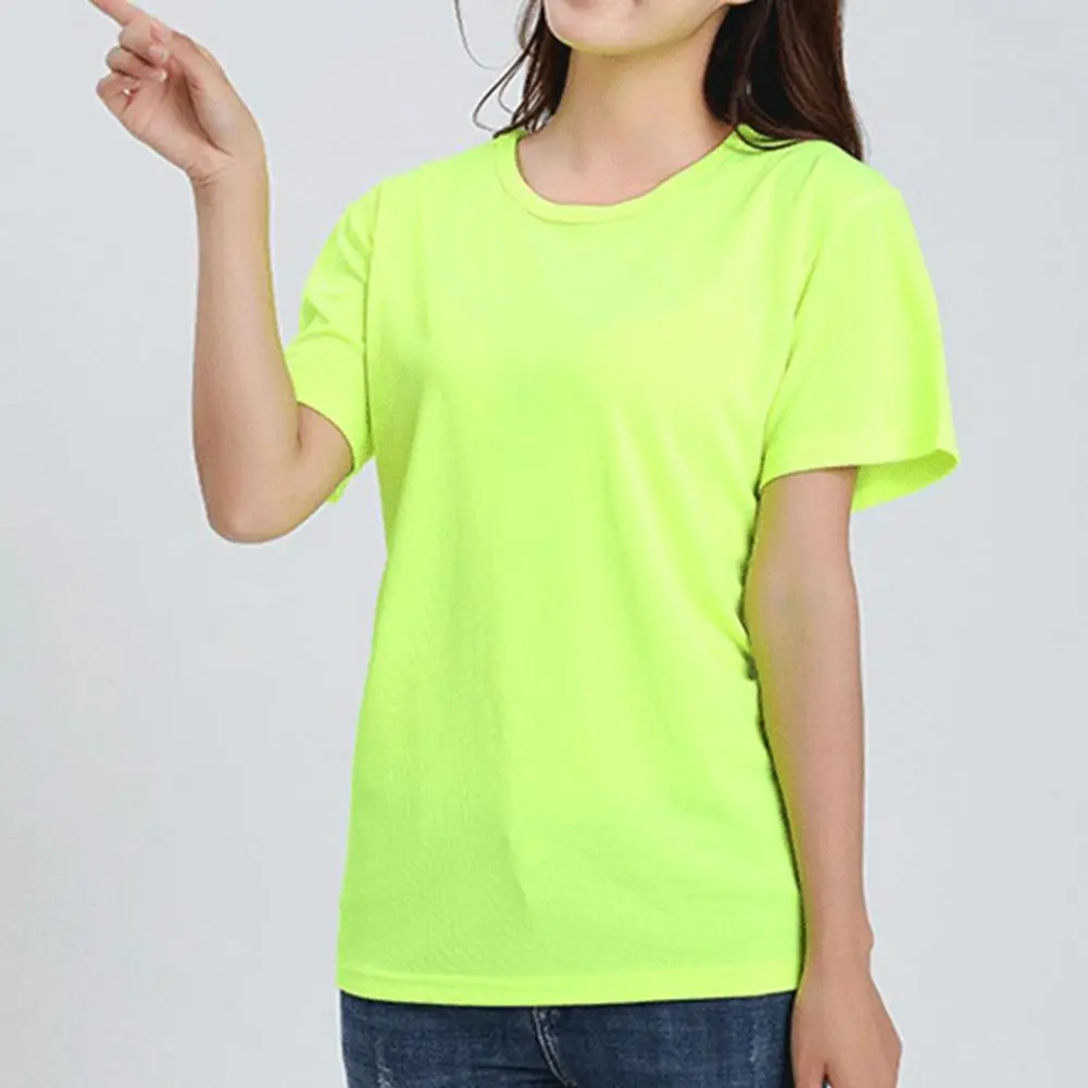 2025 Unisex Quick Drying T-shirt MarathonRunning Team Round Neck Short Sleeved Promotional Shirt Work Clothes Quick Drying Tee