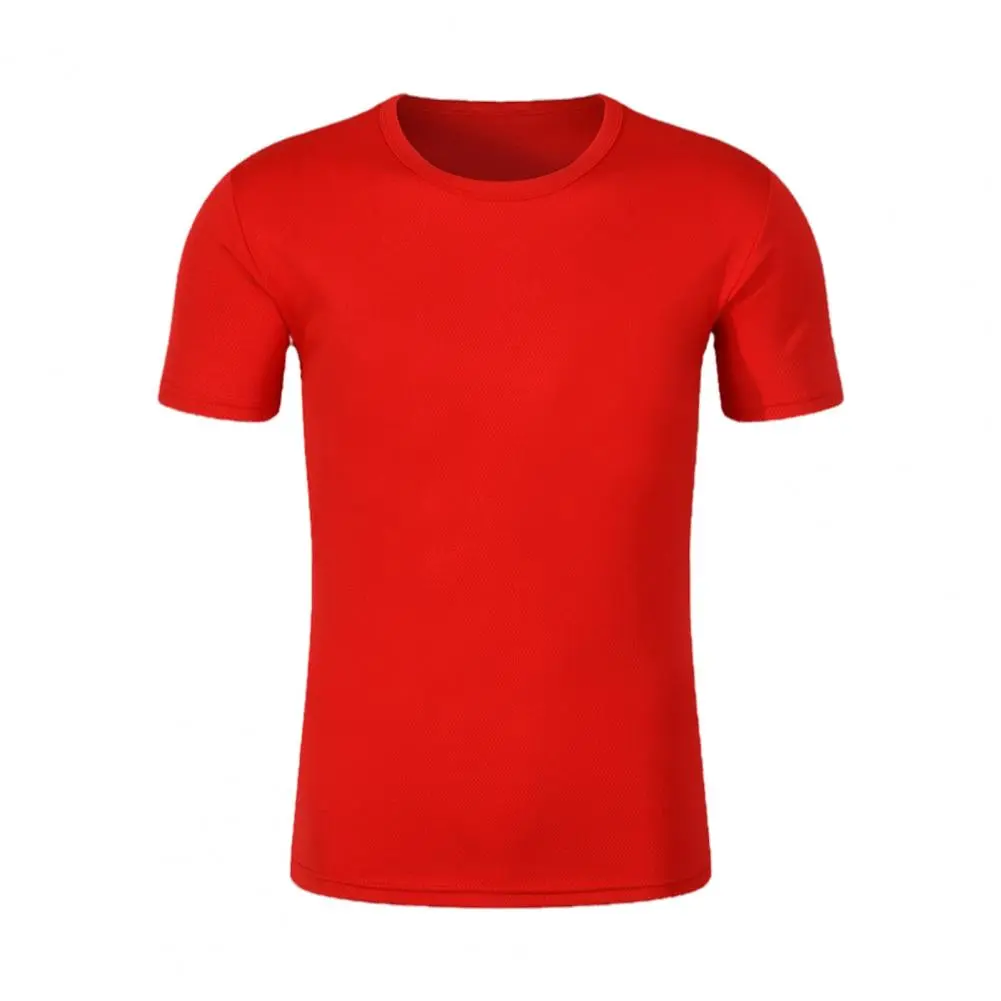 2025 Unisex Quick Drying T-shirt MarathonRunning Team Round Neck Short Sleeved Promotional Shirt Work Clothes Quick Drying Tee