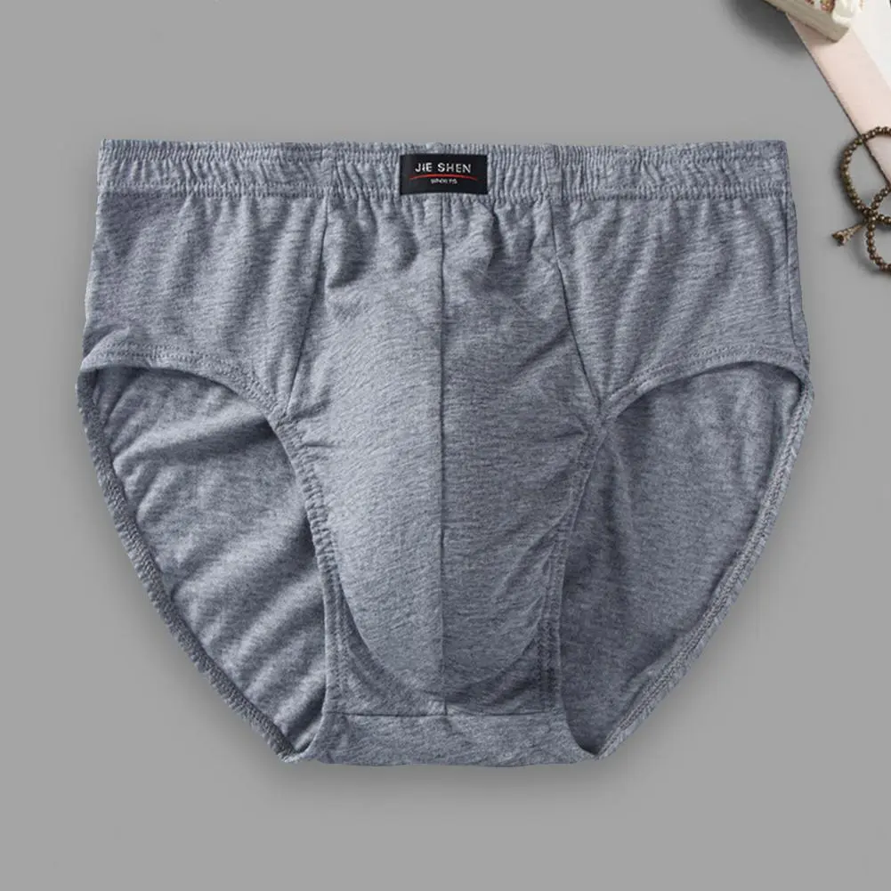 2025 Big Size Men Panties Men's High Waisted Modal Breathable Oversized Plus Fat Triangle Underwear Elasticity Underpants