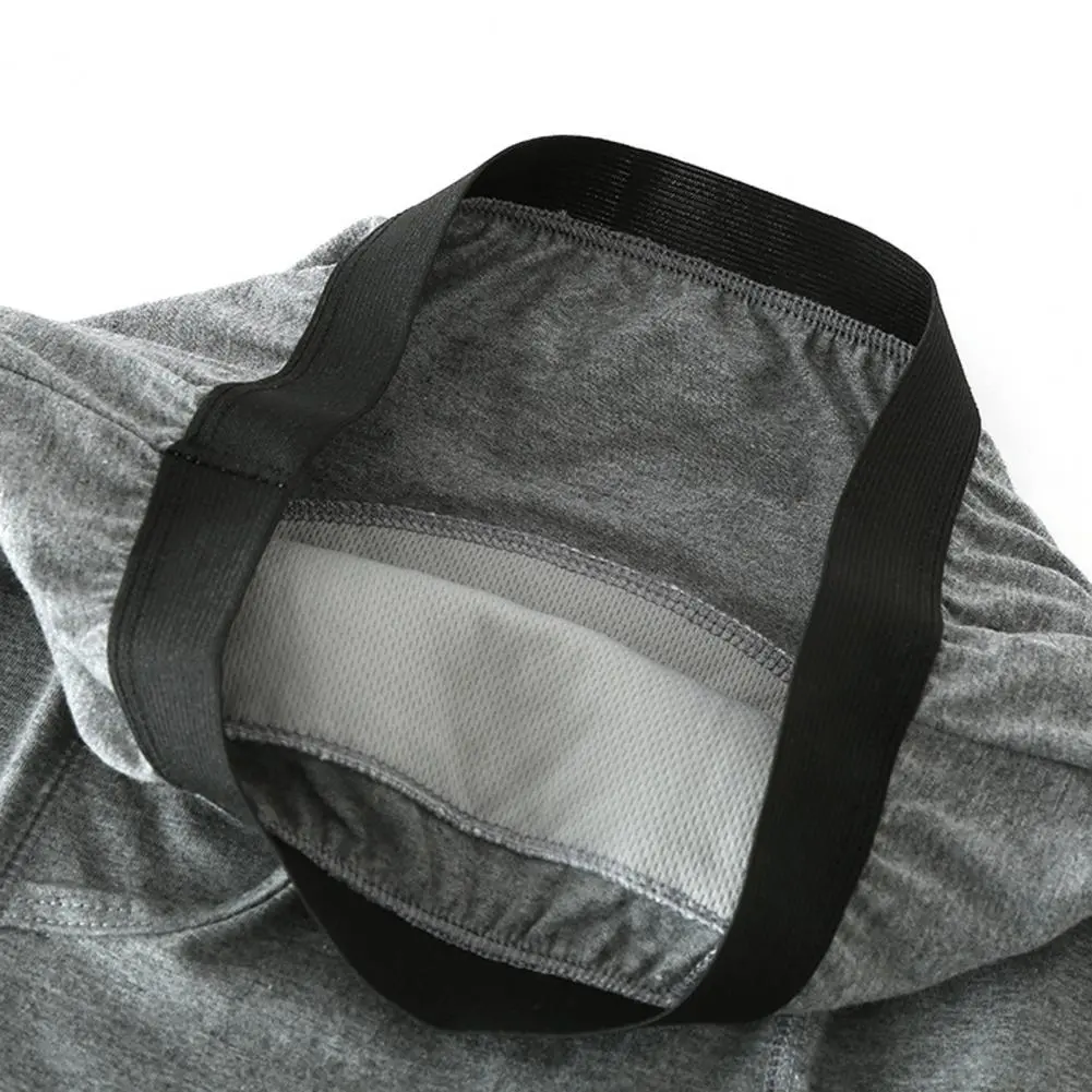 Men Underwear High Elasticity Briefs Elderly Men's Anti-leakage Boxer Briefs with Urine-proof Pads for Bedridden Patients