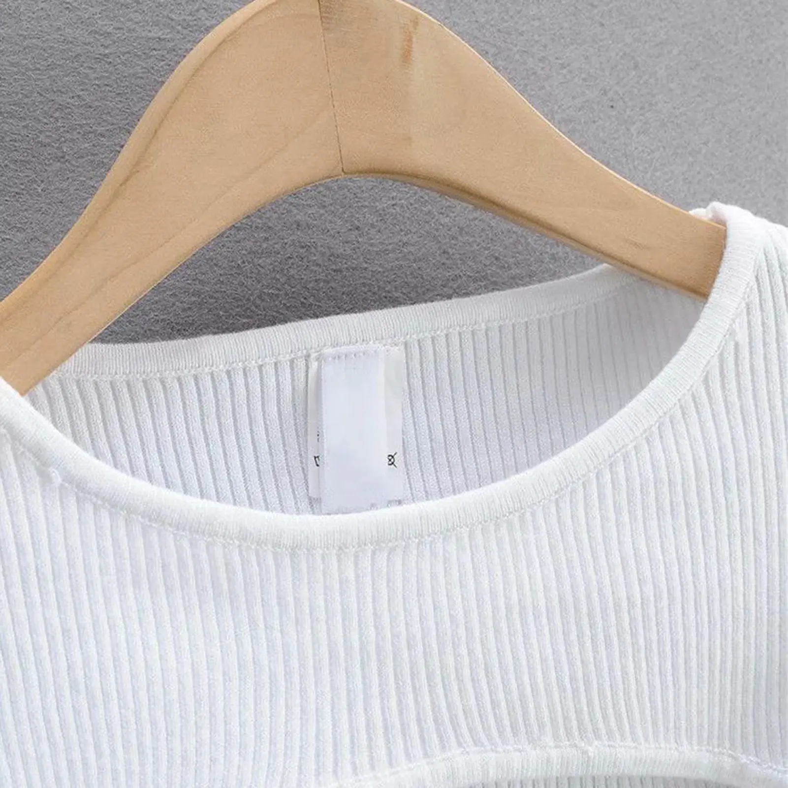 Women T shirts Long Sleeve Crop Top Spring Autumn Aesthetic O neck Sexy Harajuku Knitted T shirt 2024 Vintage Crop Top Tees