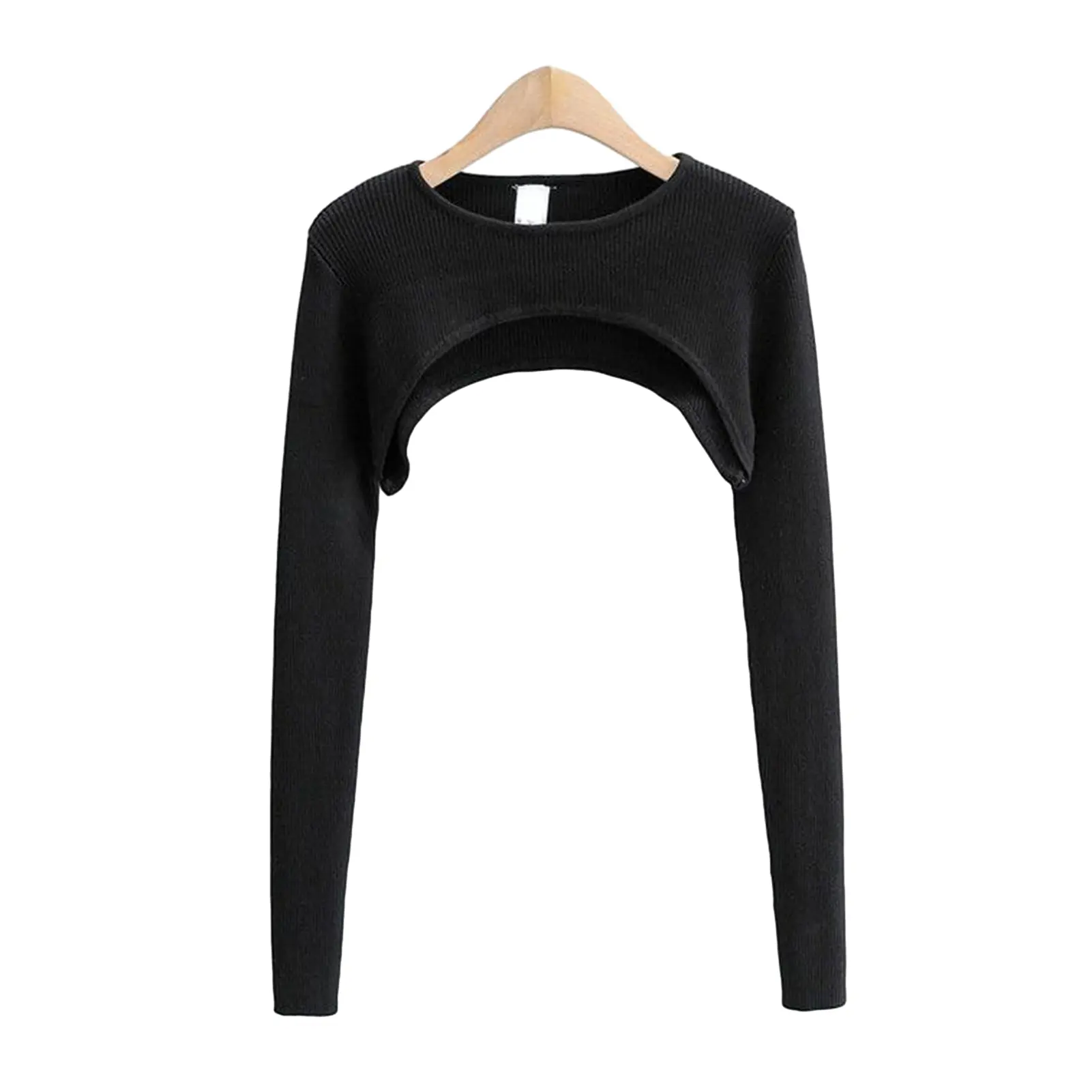 Women T shirts Long Sleeve Crop Top Spring Autumn Aesthetic O neck Sexy Harajuku Knitted T shirt 2024 Vintage Crop Top Tees