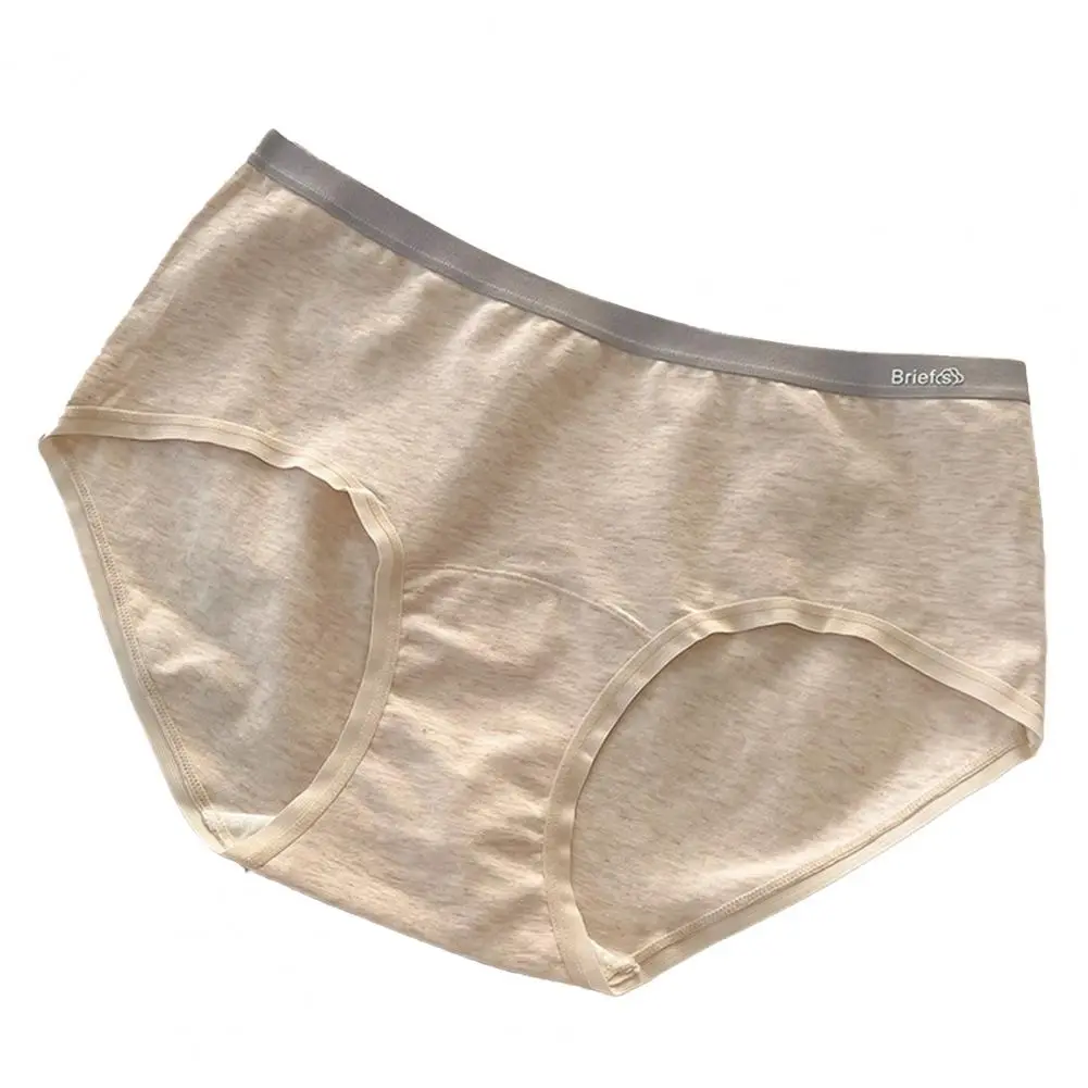 Women Briefs Lady Briefs Comfortable Cotton Women's Underwear Mid Waist Full Coverage Panties with Soft Stretch Cheeky Bikini