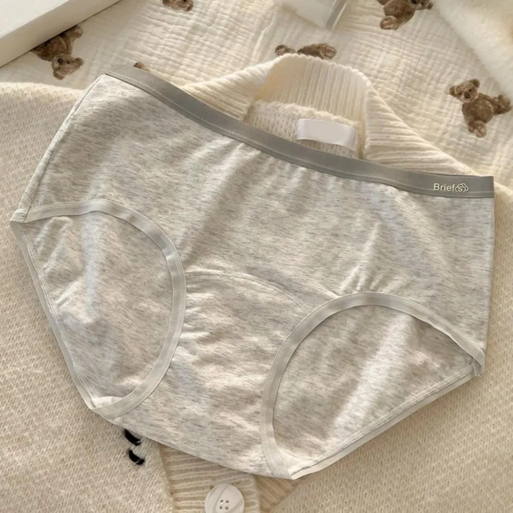 Women Briefs Lady Briefs Comfortable Cotton Women's Underwear Mid Waist Full Coverage Panties with Soft Stretch Cheeky Bikini