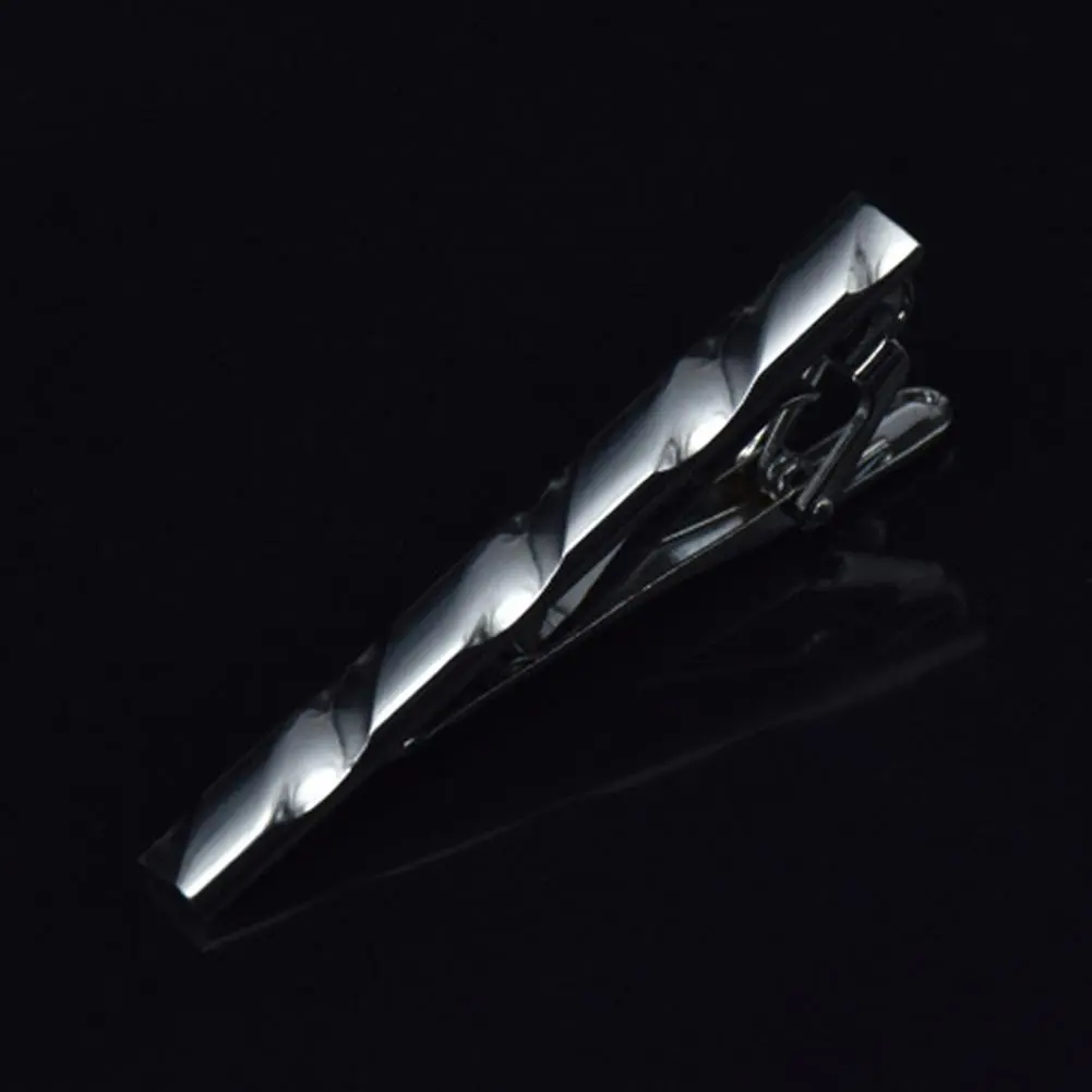 Durable Tie Bar Stylish Detachable Men's Tie Clip Durable Alloy Lapel Accessory for Commuting Wear Practical Versatile Tie Tack