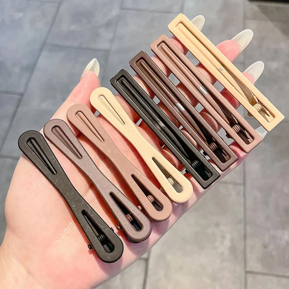 Girls Hairpins Girls Side Clips Stylish Hair Accessories Reusable Anti-slip Bangs Clips for Women Long Waved Straight for Trendy