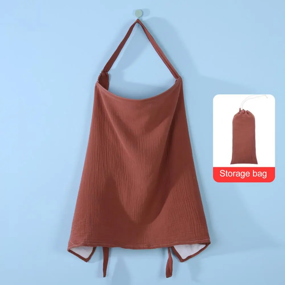 Nursing Poncho Breastfeeding Cover Adjustable Lightweight Nursing Aprons for Breastfeeding Breathable Privacy Coverage Scarf