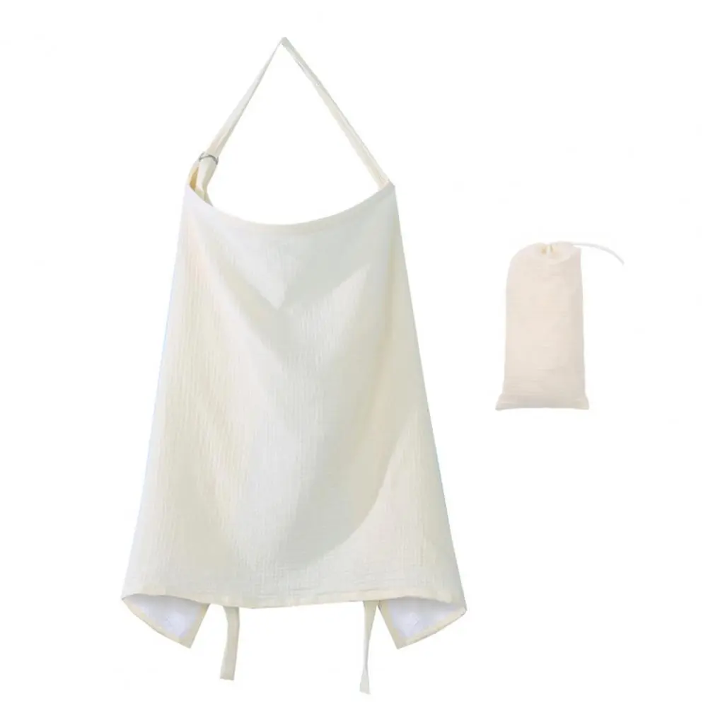 Nursing Poncho Breastfeeding Cover Adjustable Lightweight Nursing Aprons for Breastfeeding Breathable Privacy Coverage Scarf