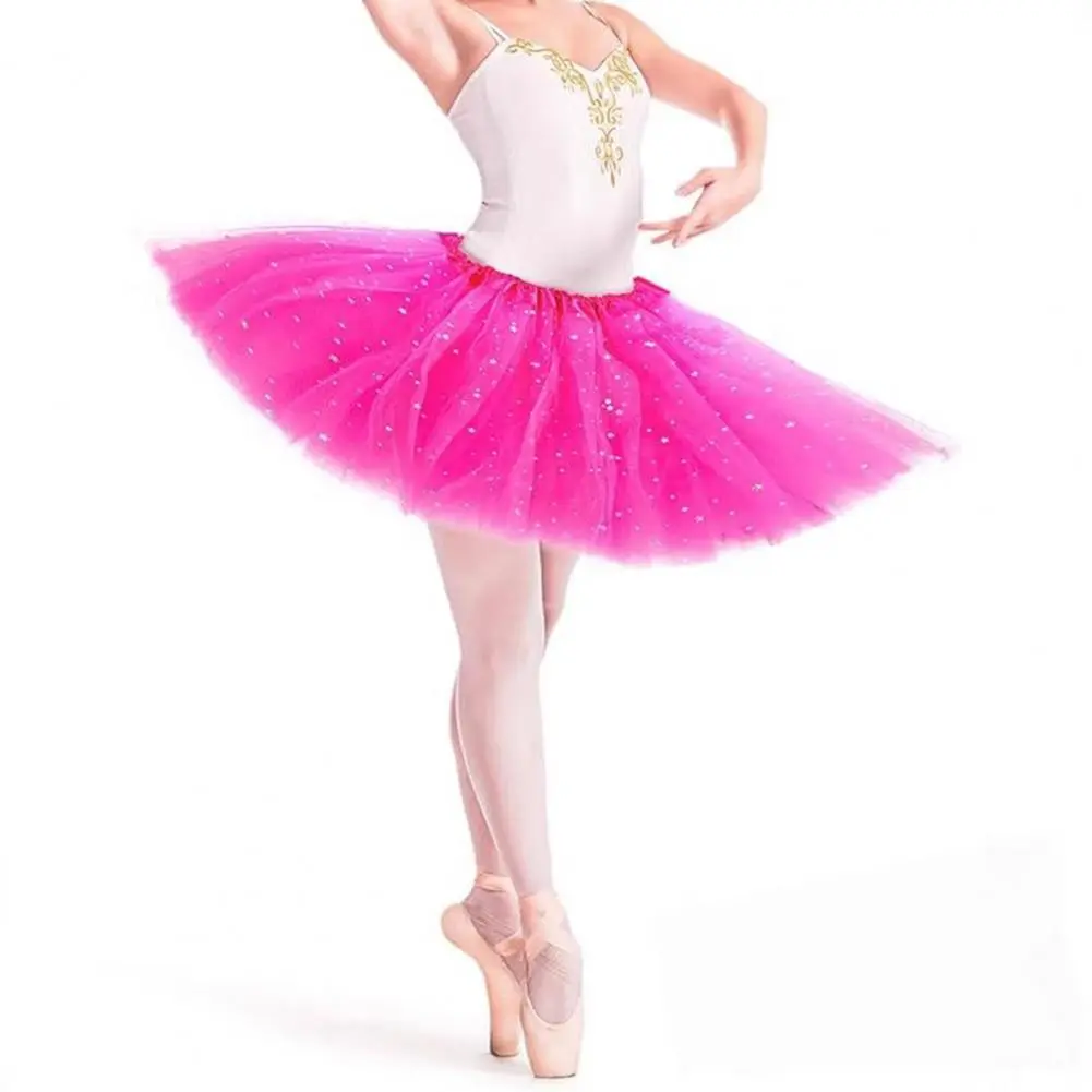 High-waisted Style Mini Skirt High-waisted Mesh Skirt Elegant High-waisted Sequin Skirt with Mesh Layers for Wear for A