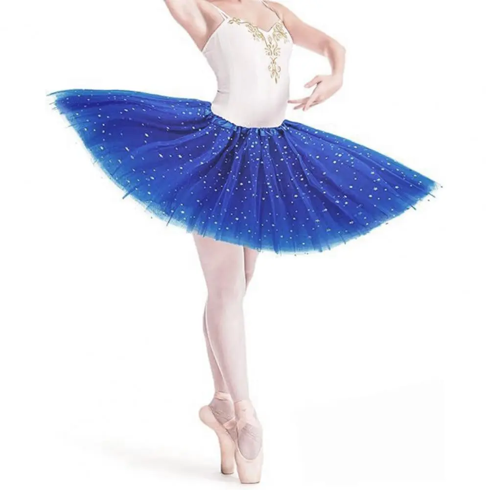 High-waisted Style Mini Skirt High-waisted Mesh Skirt Elegant High-waisted Sequin Skirt with Mesh Layers for Wear for A