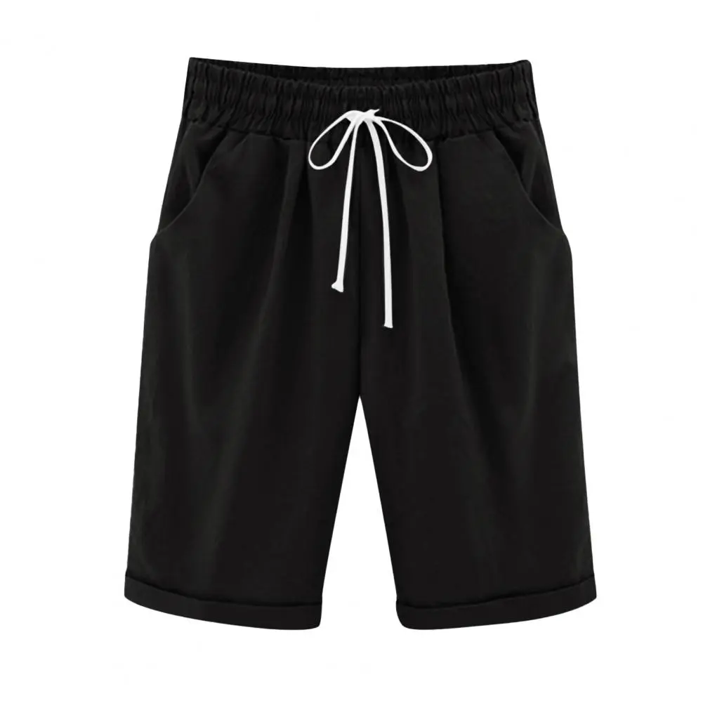 2025 fashion Girl Shorts Wide-leg Girl Shorts Stylish Girl Summer Shorts with Elastic Waist Drawstring Loose Fit Wide for A
