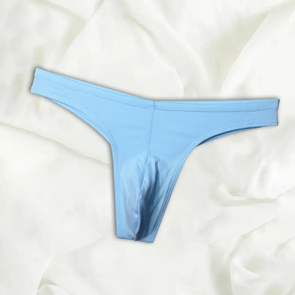 2025 Men Thong Low-rise Comfortable Men Briefs Elastic Waistband U-Convex Briefs Thin Seamless Sport Panties U-convex Briefs