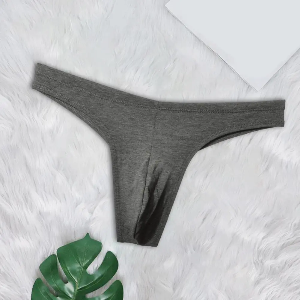 2025 Men Thong Low-rise Comfortable Men Briefs Elastic Waistband U-Convex Briefs Thin Seamless Sport Panties U-convex Briefs