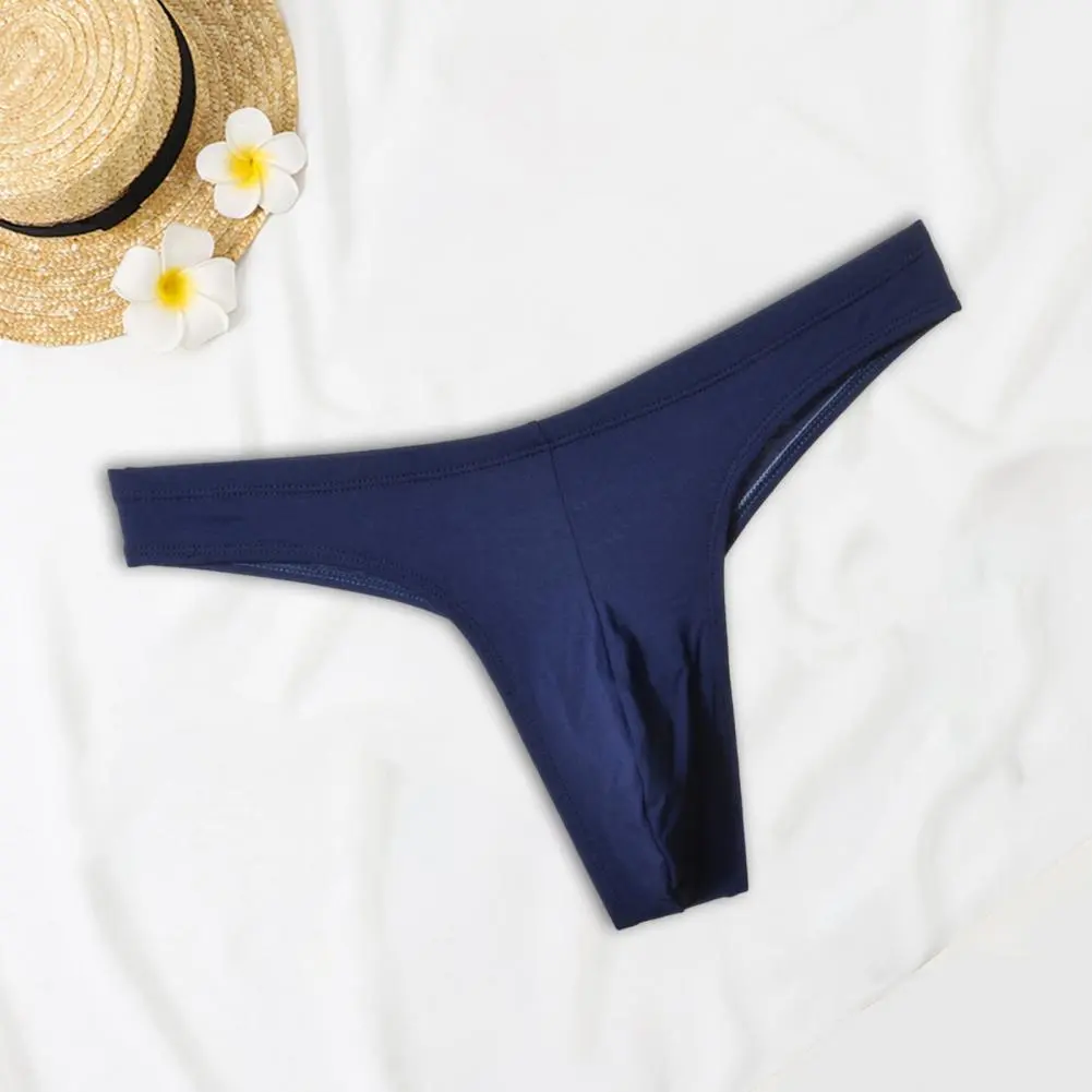 2025 Men Thong Low-rise Comfortable Men Briefs Elastic Waistband U-Convex Briefs Thin Seamless Sport Panties U-convex Briefs