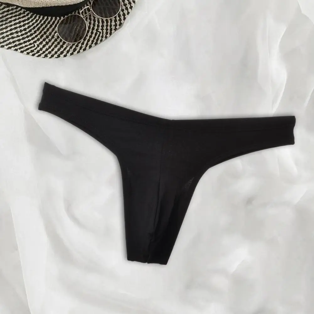 2025 Men Thong Low-rise Comfortable Men Briefs Elastic Waistband U-Convex Briefs Thin Seamless Sport Panties U-convex Briefs