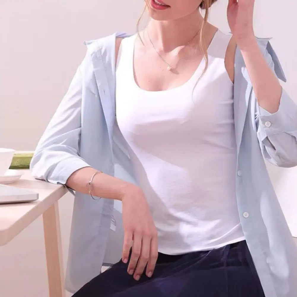 2025 Women Undershirt Summer Super Thin Vest Seamless Stretchy Summer Sleeveless Blouse Breathable Female Vest Sports Vest