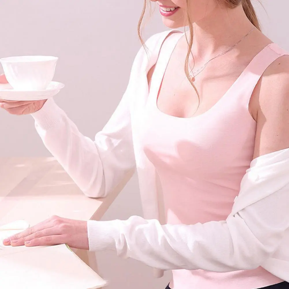 2025 Women Undershirt Summer Super Thin Vest Seamless Stretchy Summer Sleeveless Blouse Breathable Female Vest Sports Vest