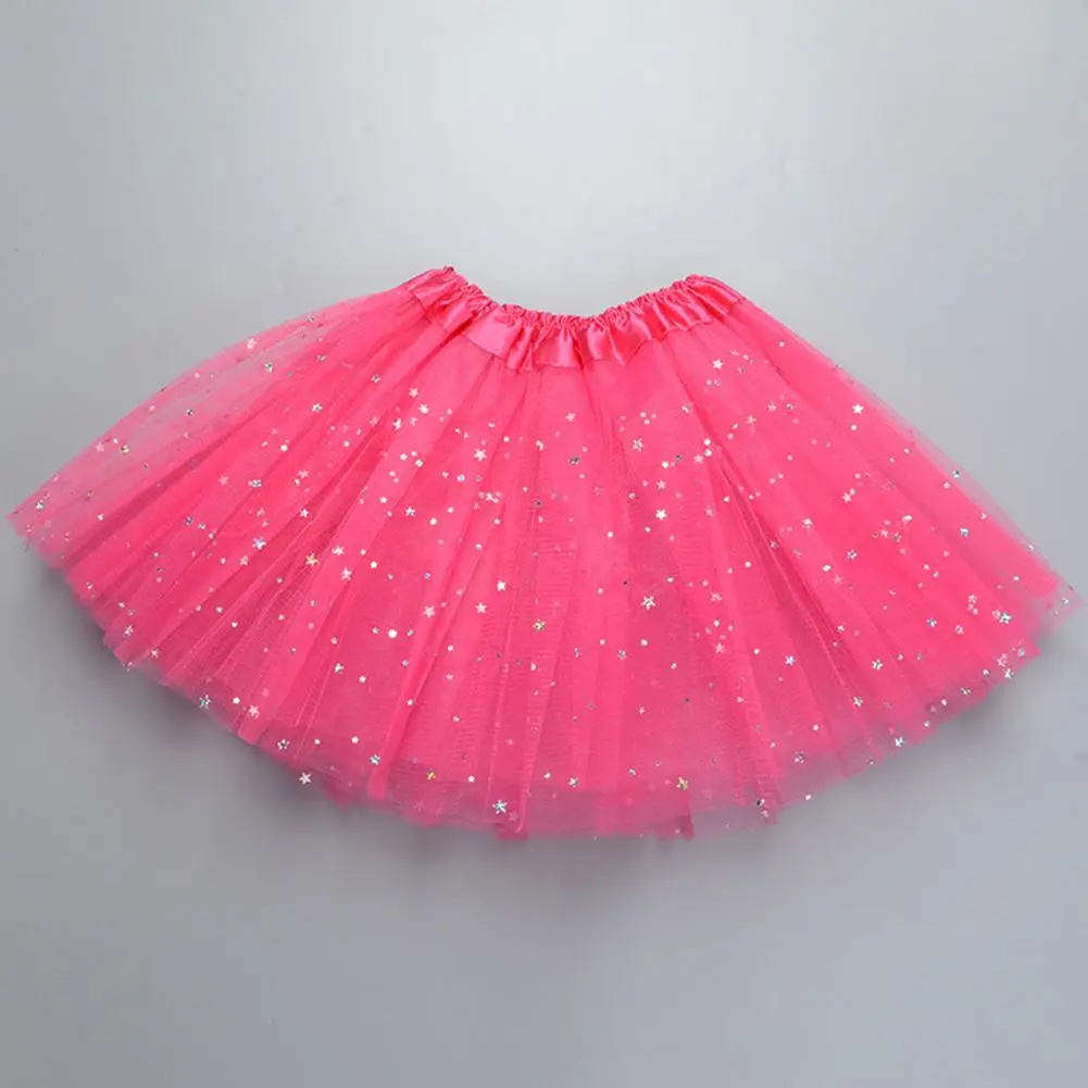 2025 Festival Tulle Skirt Sequin Decoration Skirt Solid Color Puffy Ballet Ruffle Mini Skirt Vintage Women Party Tulle Skirts