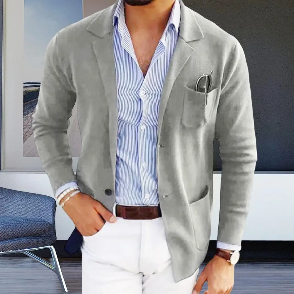 2025 Fashion Slim Fit British Suit Coat Casual Business Style Suit Jacket Men's Casual Blazer Autumn New Formal Business Suit