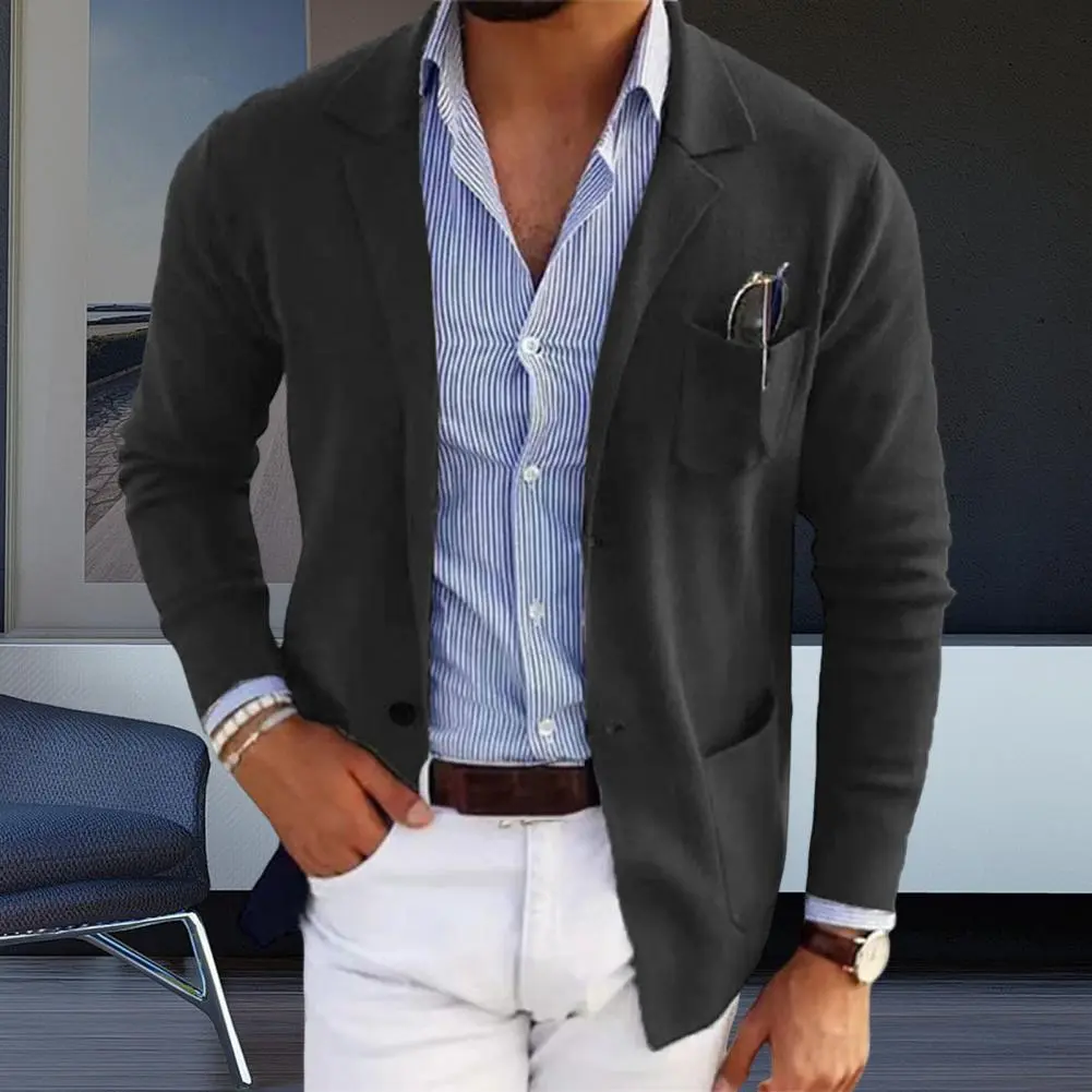 2025 Fashion Slim Fit British Suit Coat Casual Business Style Suit Jacket Men's Casual Blazer Autumn New Formal Business Suit