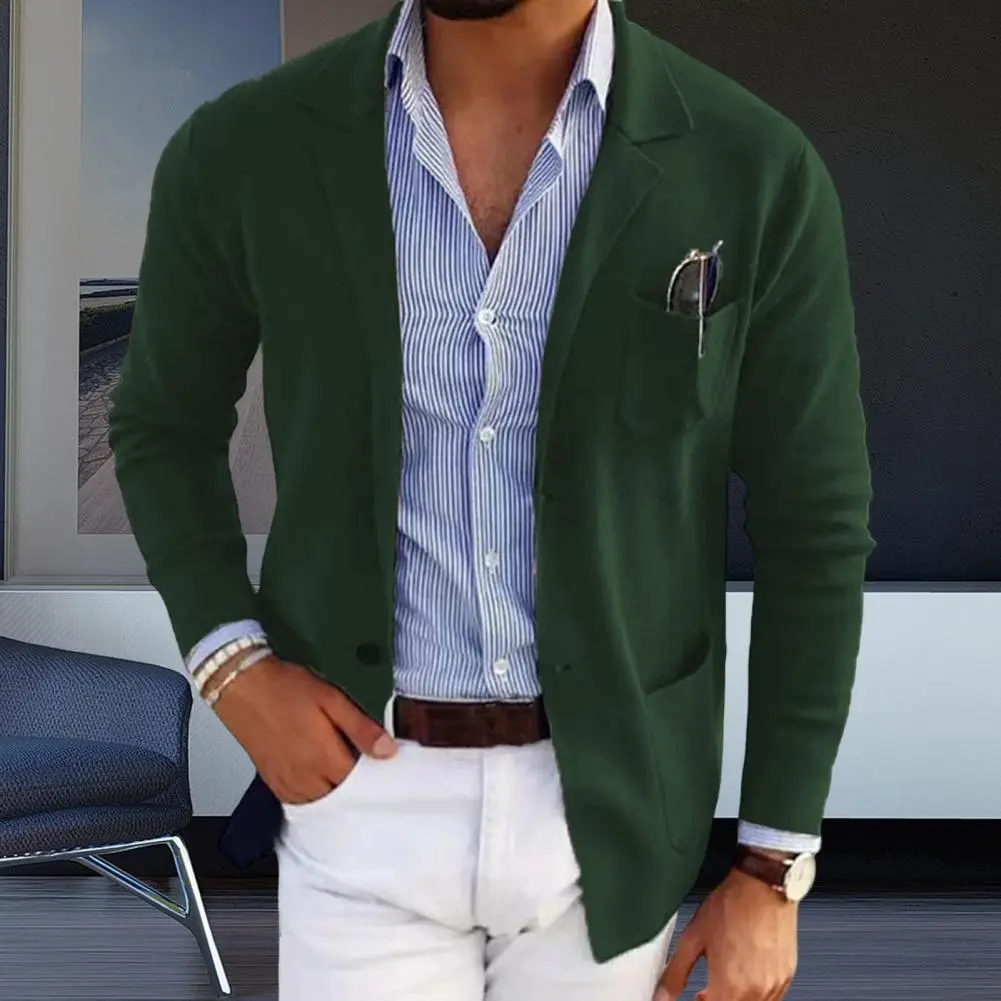 2025 Fashion Slim Fit British Suit Coat Casual Business Style Suit Jacket Men's Casual Blazer Autumn New Formal Business Suit