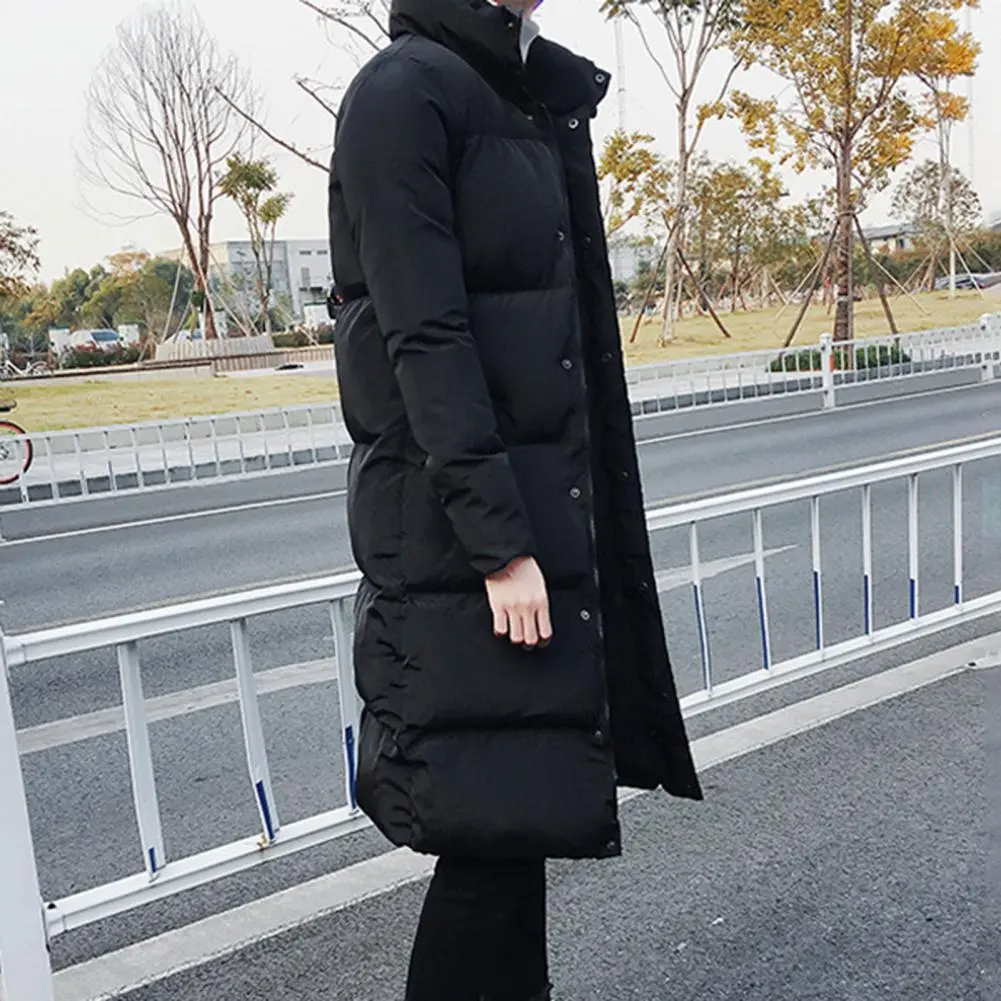 Cotton Padded Parkas Men Jacket Coldproof Winter Thicken Hood Keep Warm Windbreaker Outwear Winter Men Coat Male Thicken Coat
