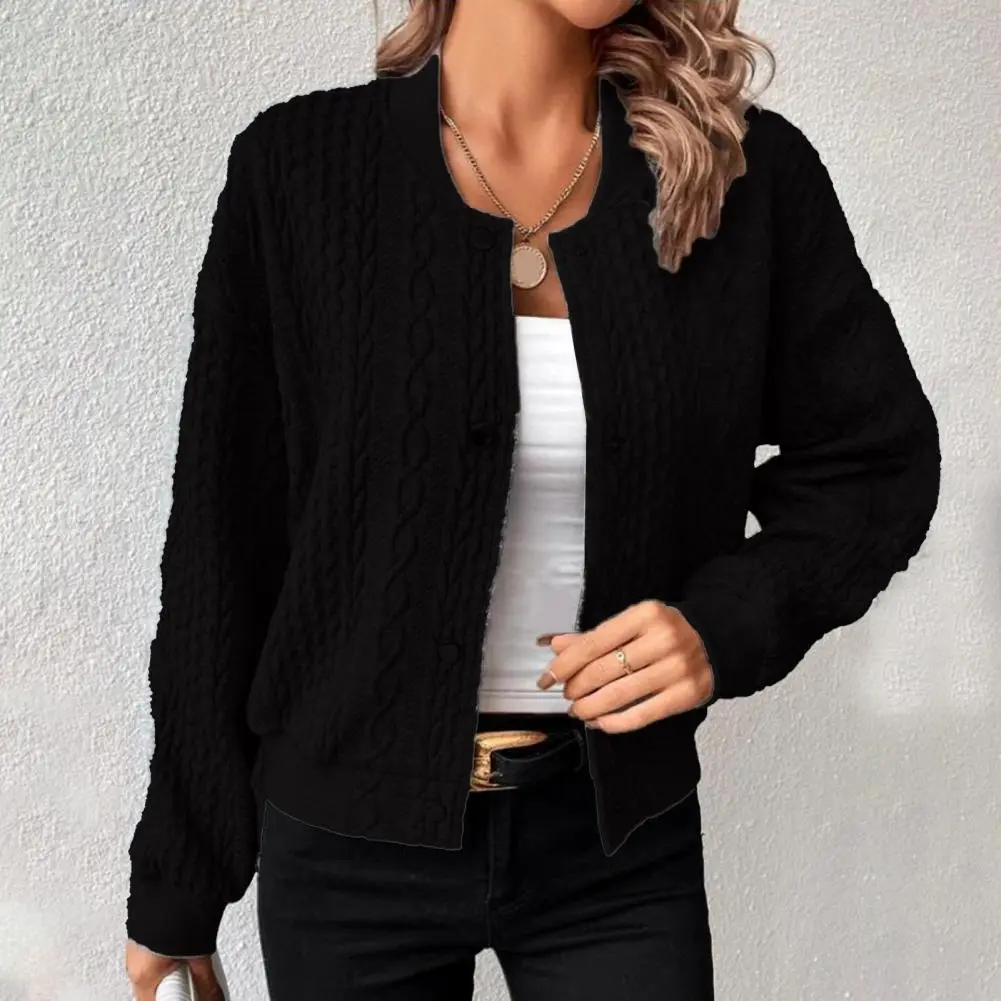 Women Coat Spring Coat Fashionable Women Baseball Jacket Stylish Single Breasted Cardigan Fashion Outwear Cropped Hatless Coat
