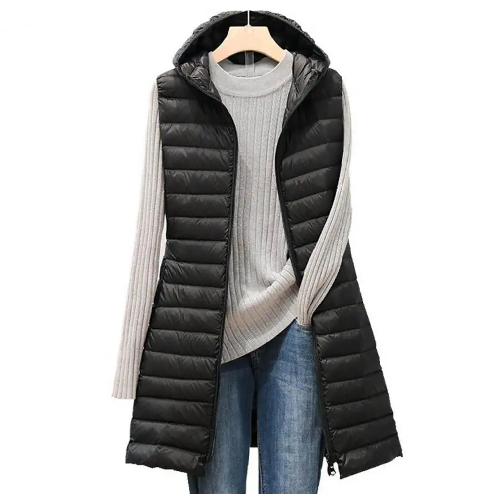 Women Thermal Down Jacket Women Winter Warm Cotton Padded Puffer Vests Sleeveless Parkas Jacket Thick Padded Coat Women Vest