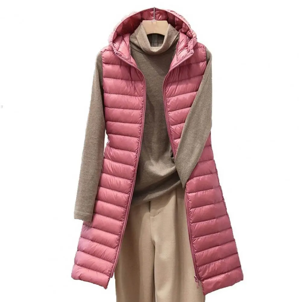 Women Thermal Down Jacket Women Winter Warm Cotton Padded Puffer Vests Sleeveless Parkas Jacket Thick Padded Coat Women Vest