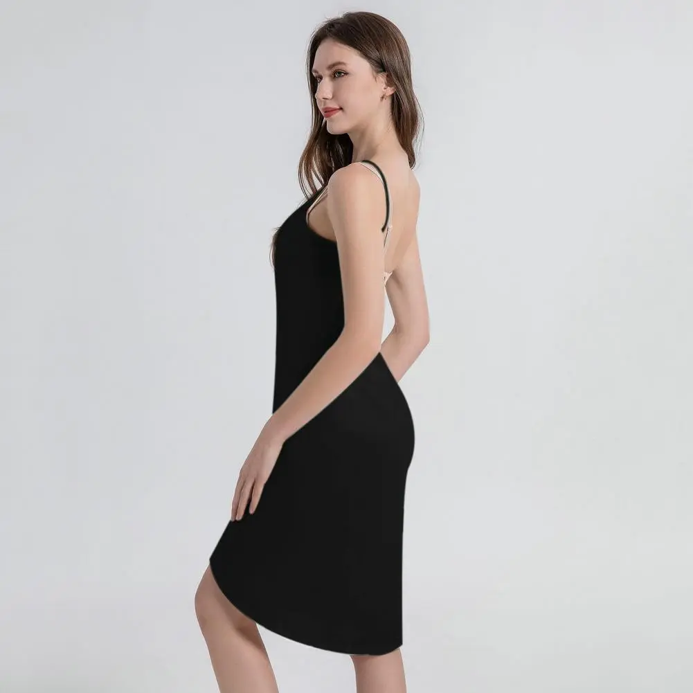 2025 Women Beach Dress Sleeveless Solid Color Off Shoulder Dress Blouse One Piece Bikini Cover-up Slip Cross Wrapped Midi Dress