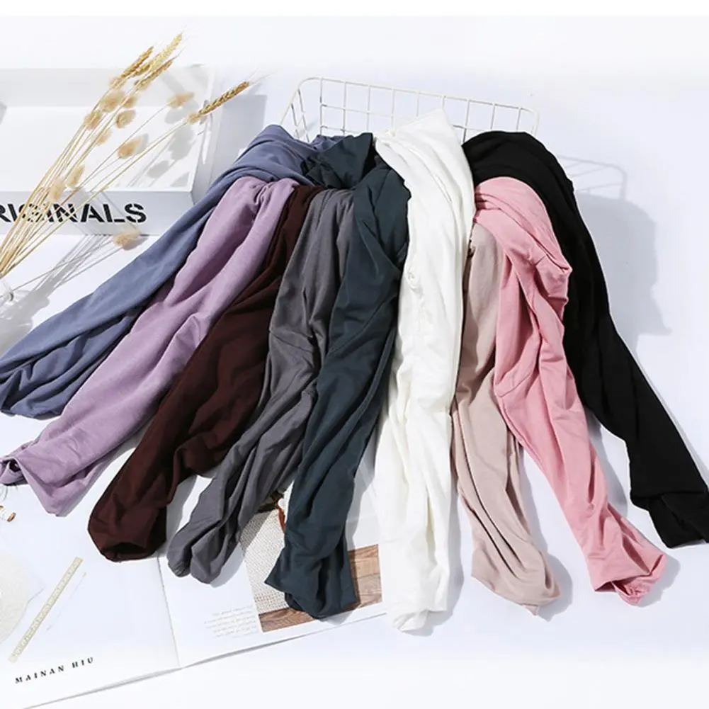 2025 New Women Autumn T-shirt Fahsion Turtleneck Long Sleeve Women Blouse Autumn Winter Solid Loose Modal T-shirt Top Streetwear