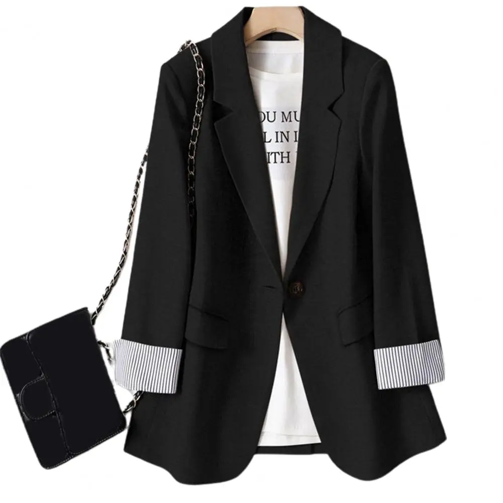 Women Long Sleeve Spring Casual 2024 New Fashion Business Plaid Suits Women Work Office Coats Woman Jacket