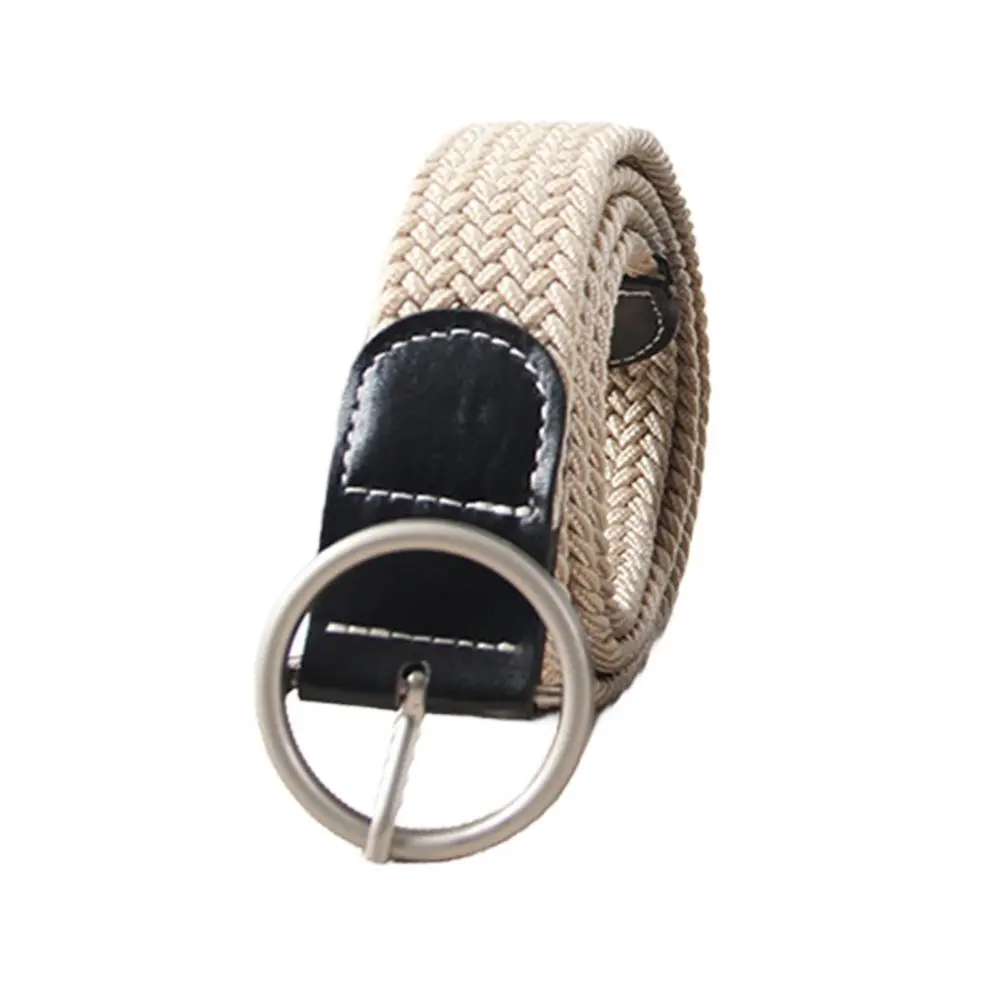 Women Jeans Belt Versatile Jeans Belt Stylish Women's Canvas Jeans Belt with Punch-free Design for Dress for Everyday