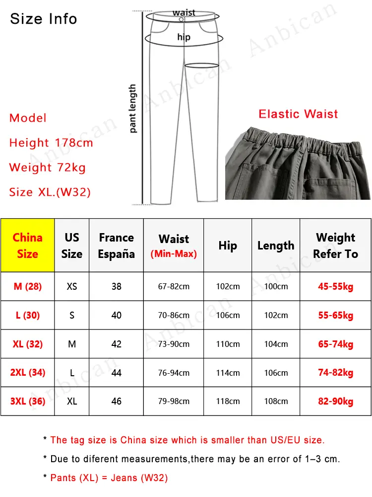 Men's Cargo Pants Spring Summer Korean Fashion 100% Cotton Baggy Style Wide Leg Casual Pants Loose Fit Straight Trousers