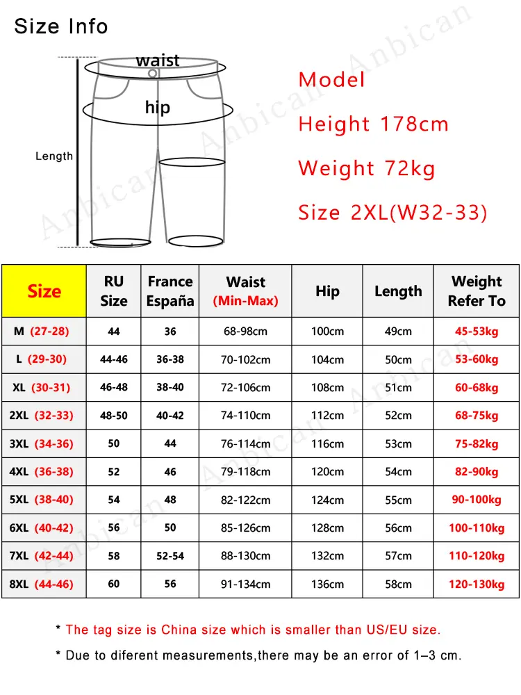 Summer Men's Knitted Cargo Shorts with 5 Pockets Polyester Spandex Stretch Drawstring Baggy Sweat Shorts Big Size 8XL