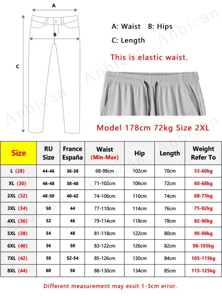Summer Men's Shorts Breathable Stretched Nylon Ice Silk 3/4 Short Capris Pants Sports Breeches Plus Size Casual Shorts Male