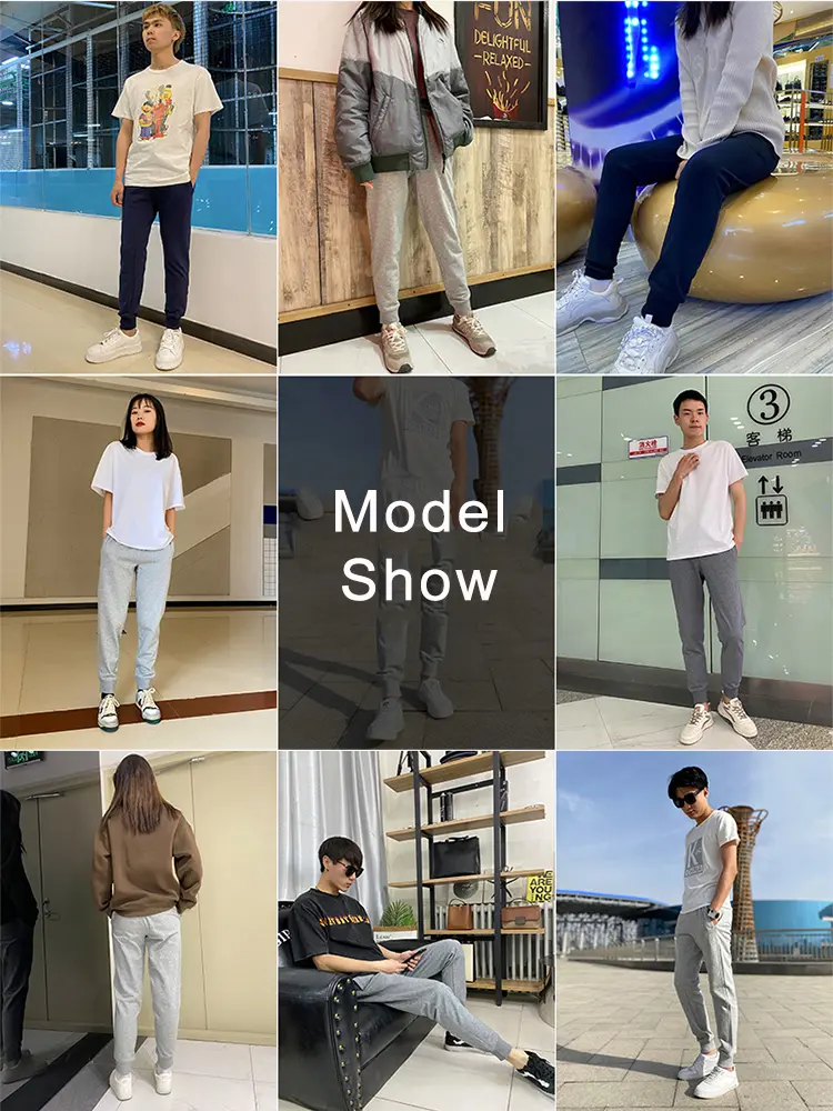 Spring Autumn Men's Sweatpants Zip Pockets Sportswear/Homewear Comfortable Cotton Jogger Pants
