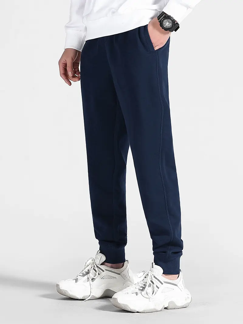 Spring Autumn Men's Sweatpants Zip Pockets Sportswear/Homewear Comfortable Cotton Jogger Pants